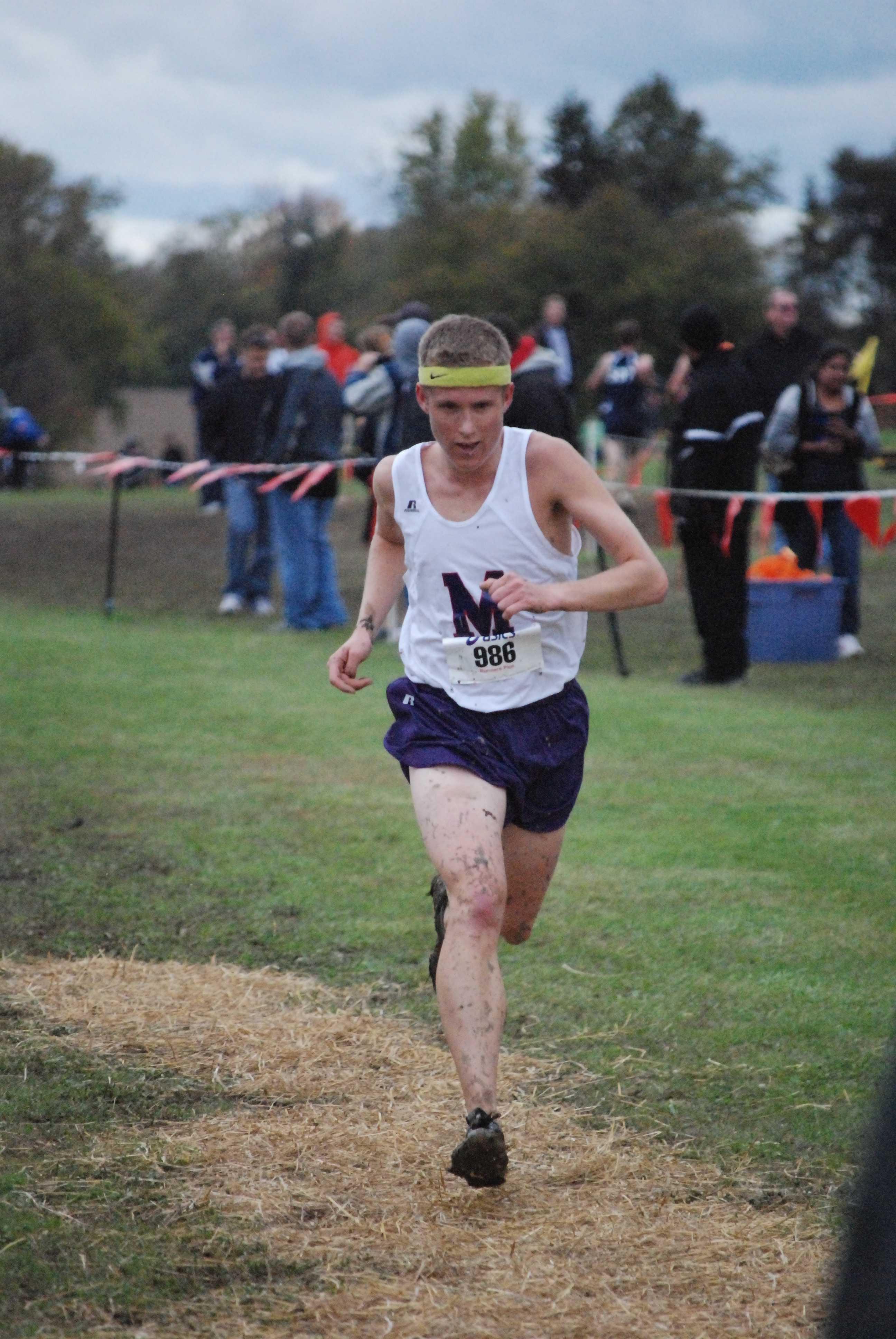 Middletown senior Will Parsons placed ninth overall at Saturday's Division I district cross country meet. to qualify for next week's regional meet in Troy.