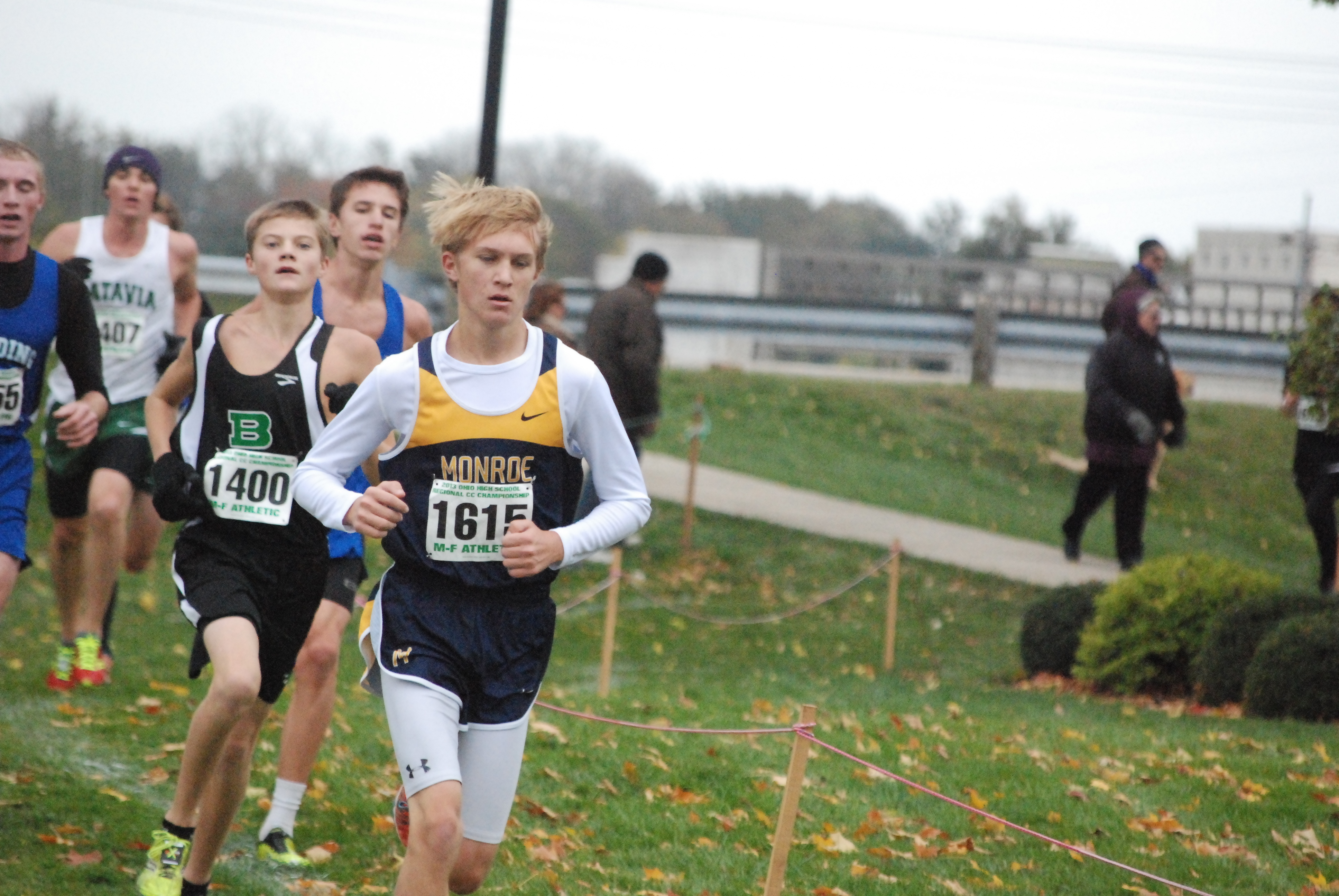 Monroe sophomore Matt Wackler competed in Saturday's Division II regional cross country race at Troy.