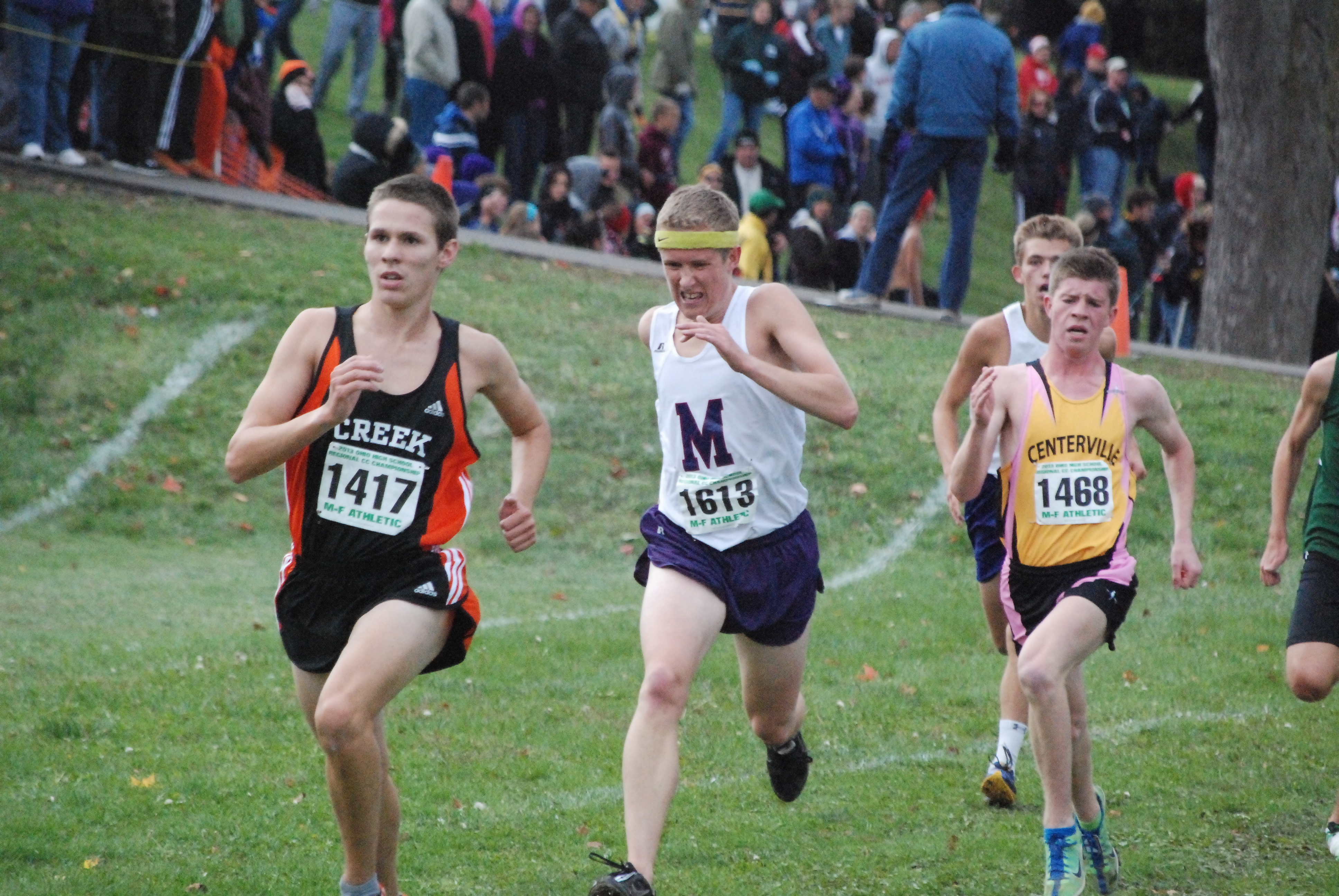 Middletown's Will Parsons ran a personal-best time in Saturday's Division I regional cross country meet in Troy, but he came up a few spots shy of advancing to the state meet.